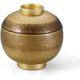 お椀 小丸椀 絞り墨入れ金内黒 OL-23-5