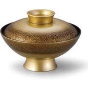 お椀 TA4寸小槌吸物椀 絞り墨入れ金内黒 OL-24-3