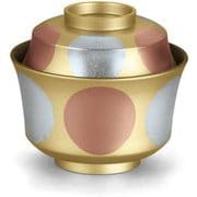 お椀 TA3.6寸天竜寺椀 金内黒/銀銅日月 OL-28-2