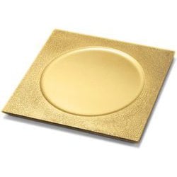プレート 皿 8.5寸玄武盛皿 渕絞り金/裏黒塗 OL-30-3