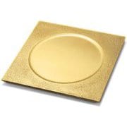 プレート 皿 8.5寸玄武盛皿 渕絞り金/裏黒塗 OL-30-3
