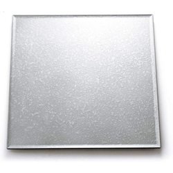 お盆 トレー 尺0新フラットプレート タタキ銀/裏黒塗 OL-37-2