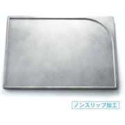 OL-38-9 [お盆 トレー 尺1袖型盆 タタキ銀SL/裏黒塗]