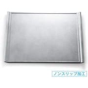 OL-39-4 [お盆 トレー 尺4フライト盆 タタキ銀SL/裏黒塗]