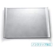 OL-39-7 [お盆 トレー 尺4ウイングトレー タタキ銀SL/裏黒塗]