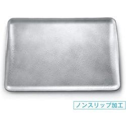お盆 トレー 尺4スレンダートレー タタキ銀SL/裏黒塗 OL-39-15