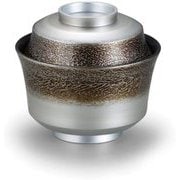 お椀 TA3.6寸天竜寺椀 絞り墨入れ銀内黒 OL-43-4