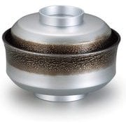 お椀 TA4.5寸天竜寺椀 絞り墨入れ銀内黒 OL-44-6
