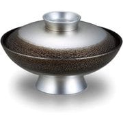 お椀 TA5.5寸小槌椀 絞り墨入れ銀内黒 OL-45-6
