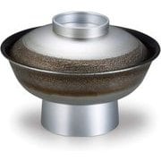 お椀 6.0寸飛龍椀 絞り墨入れ銀内黒 OL-47-2