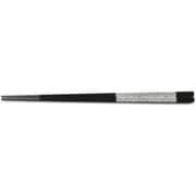 箸 PBT23.7cm錐頭四角箸 銀盛り帯 OL-53-6