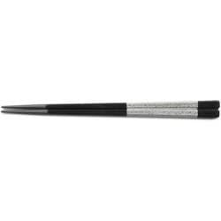 箸 PBT22.6cm面取角箸 銀盛り帯 OL-54-1