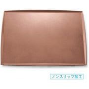 お盆 トレー 尺4わたらせ盆 タタキ銅SL/裏黒塗 OL-60-5