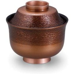 お椀 TA3.2寸富士型小吸物椀 絞り墨入れ銅内黒 OL-63-3