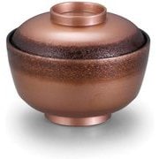 お椀 松川椀 絞り墨入れ銅内黒 OL-63-6