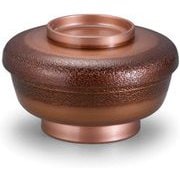 お椀 やすらぎミニ丼 絞り墨入れ銅内黒 OL-66-1