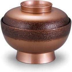 お椀 TA5寸羽衣丼 絞り墨入れ銅内黒 OL-66-2