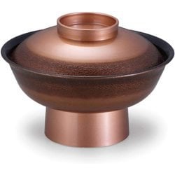 お椀 7.0寸飛龍椀 絞り墨入れ銅内黒 OL-67-4