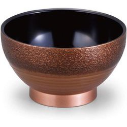 お椀 耐熱4.7寸大福鉢 絞り墨入れ金内黒 OL-67-16