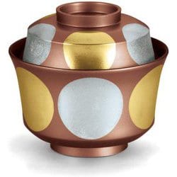 お椀 TA3.6寸天竜寺椀 銅内黒/銀銅日月 OL-68-2