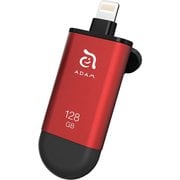 USBメモリ iKlips Cライトニング 128GB レッド ADRAD128GKLCRDJ