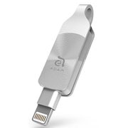 iKlips DUO+ ライトニング USBメモリ 64GB MFi認証 シルバー ADRAD64GKLDPSLJ