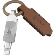 iKlips DUO+ ライトニング USBメモリ 128GB MFi認証 シルバー ADRAD128GKLDPSLJ
