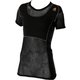 ウールネット ティーシャツ ウーマン WOOLNET T-SHIRT WOMAN Black Mサイズ [スキーアンダーウェア レディース]