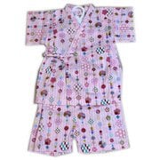 手まり甚平(BABY) 90 ピンク 6803704-090-06
