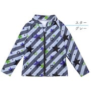 6803673-130-03 [Slant Stripe Star ラッシュガード グレー 130cm]