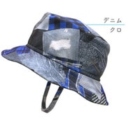 6803684-002-11 [Collage Denim スイムハット 黒 Sサイズ]