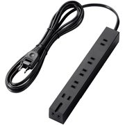 回転機能タップ 6個口(内3ピン1) 3m ブラック T-KF01-2630BK