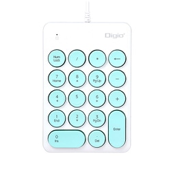 USBラウンドキーキャップ テンキー ブルー TNK-SU230BL