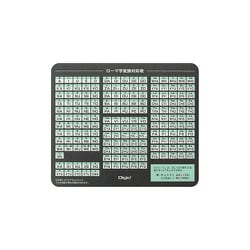 ローマ字マウスパッドmini ブラック MUP-929BK