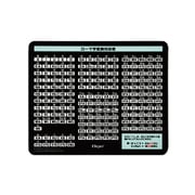 ローマ字マウスパッド クロスタイプ ブラック MUP-930BK