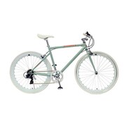 クロスバイク 700C 460mm 外装7段 ライトグリーン C310N-460