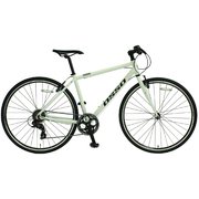 クロスバイク 700C 500mm アルミフレーム 外装7段 ホワイト 20V310-AL-500
