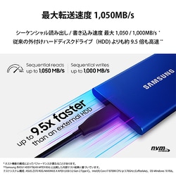 ヨドバシ.com - SAMSUNG サムスン MU-PC2T0TYO3 [Portable SSD T7