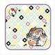夏目友人帳 切り絵シリーズ ガーゼミニタオル トリプルニャンコ先生 B 金魚すくい [キャラクターグッズ]