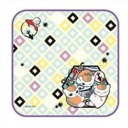 夏目友人帳 切り絵シリーズ ガーゼミニタオル トリプルニャンコ先生 B 金魚すくい [キャラクターグッズ]