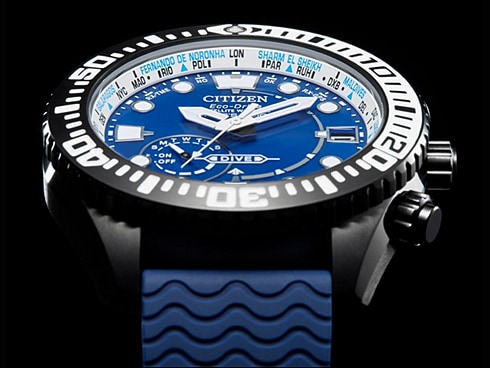 シチズン CITIZEN PROMASTER 腕時計 メンズ CC5006-06L プロマスター マリーンシリーズ エコ・ドライブGPS衛星電波時計 ダイバー200m エコ・ドライブ電波（F158） ブルーxブルー アナログ表示