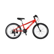 ジュニアサイクル クロスバレーキッド24-B 24インチ 外装7段 レッド NE-20-020