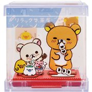 PTC-12 リラックマ PAPER THEATER キューブ リラックマ茶屋 [ペーパークラフト（完成サイズ：H61×W58×D58）]