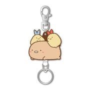 すみっコぐらし ラバーリールキーホルダー B なかよしあげっコ [キャラクターグッズ]