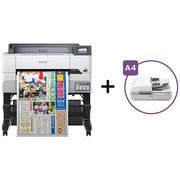 A1プラス 4色インク搭載 大判インクジェットプリンター「SC-T3455」 拡大コピーセットモデル A4スキャナーセット SC-T345MS2