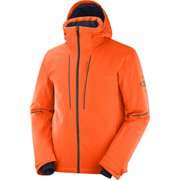 EDGE JACKET M LC1396800 RED ORANGE/EBONY Sサイズ [スキーウェア ジャケット メンズ]