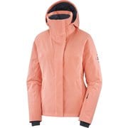 SPEED JACKET W LC1380300 BURNT CORAL/EBONY Sサイズ [スキーウェア ジャケット レディース]