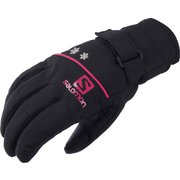 JP CRYSTAL GLV W L41364200 BLACK/GARNET Mサイズ [スキーグローブ レディース]