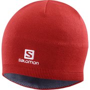 SALOMON BEANIE LC1424300 GOJI BERRY [スキー キャップ ユニセックス]