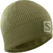LOGO BEANIE LC1421000 MARTINI OLIVE/OLIVE NIGHT [スキー キャップ ユニセックス]